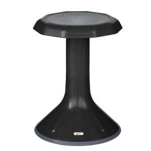 ECR4Kids ACE Active Core Engagement Wobble Stool, 18-Inch Seat Height, Flexible Seating, Black - 1