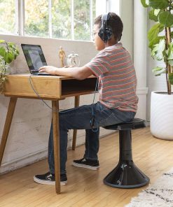 ECR4Kids ACE Active Core Engagement Wobble Stool, 18-Inch Seat Height, Flexible Seating, Black - 8