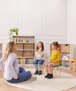 ECR4Kids Bentwood Stackable Stools, Classroom Furniture, Assorted, 6-Piece - 9