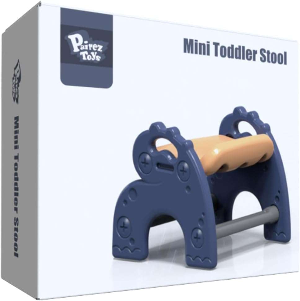 Mini Plastic Stool for Toddler, Small Kids Activity Chair & Seat for Bathroom Bedroom Living Room, Mini Portable Chair for Kids Aged 1-3, Indoor & Outdoor Use - 8