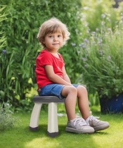 Pairez Toys Round Activity Chair for Toddlers, Non-Slip Plastic Kids Stool, Ergonomic Design & Sturdy Children Chair & Seat, for All Ages - 9