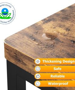 2 Step Wooden Step Stools for Adults Kids, Heavy Duty Stepping Stools Wooden Bed Step Stools for High Beds, Non-Slip 2 Bedside Foot Stool with 500 Lbs Capacity, Kitchen, Bed, RVS Step, Rustic Brown - 8