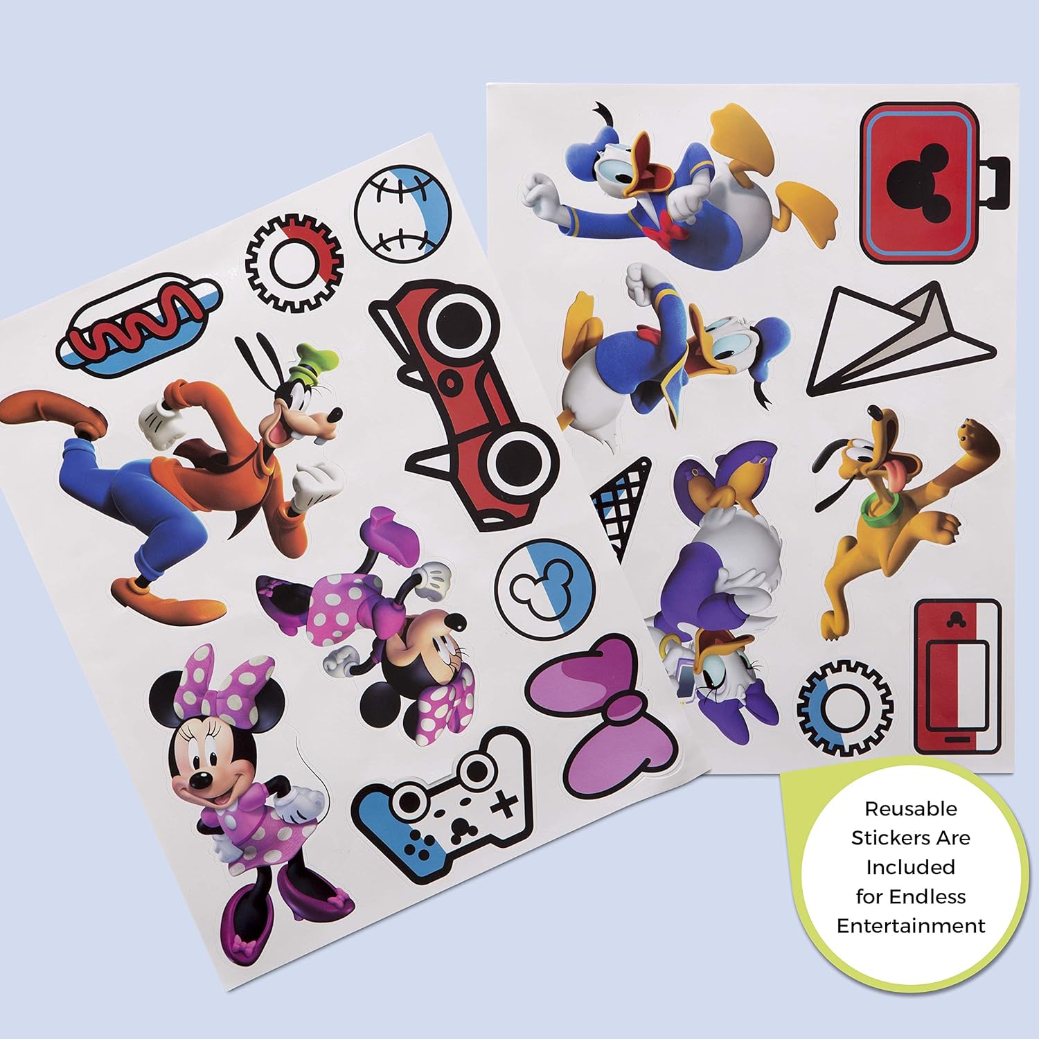 Delta Children Disney Mickey Mouse 6 Bin Design and Store Toy Organizer - Image 6