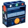 Delta Children Space Adventures Design & Store 6 Bin Toy Storage Organizer - Greenguard Gold Certified, Blue - 1