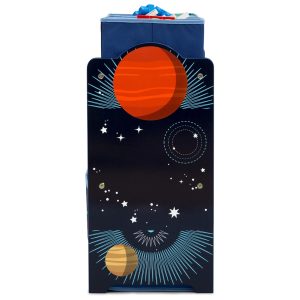 Alternative view of Delta Children Space Adventures Design & Store 6 Bin Toy Storage Organizer - Greenguard Gold Certified, Blue