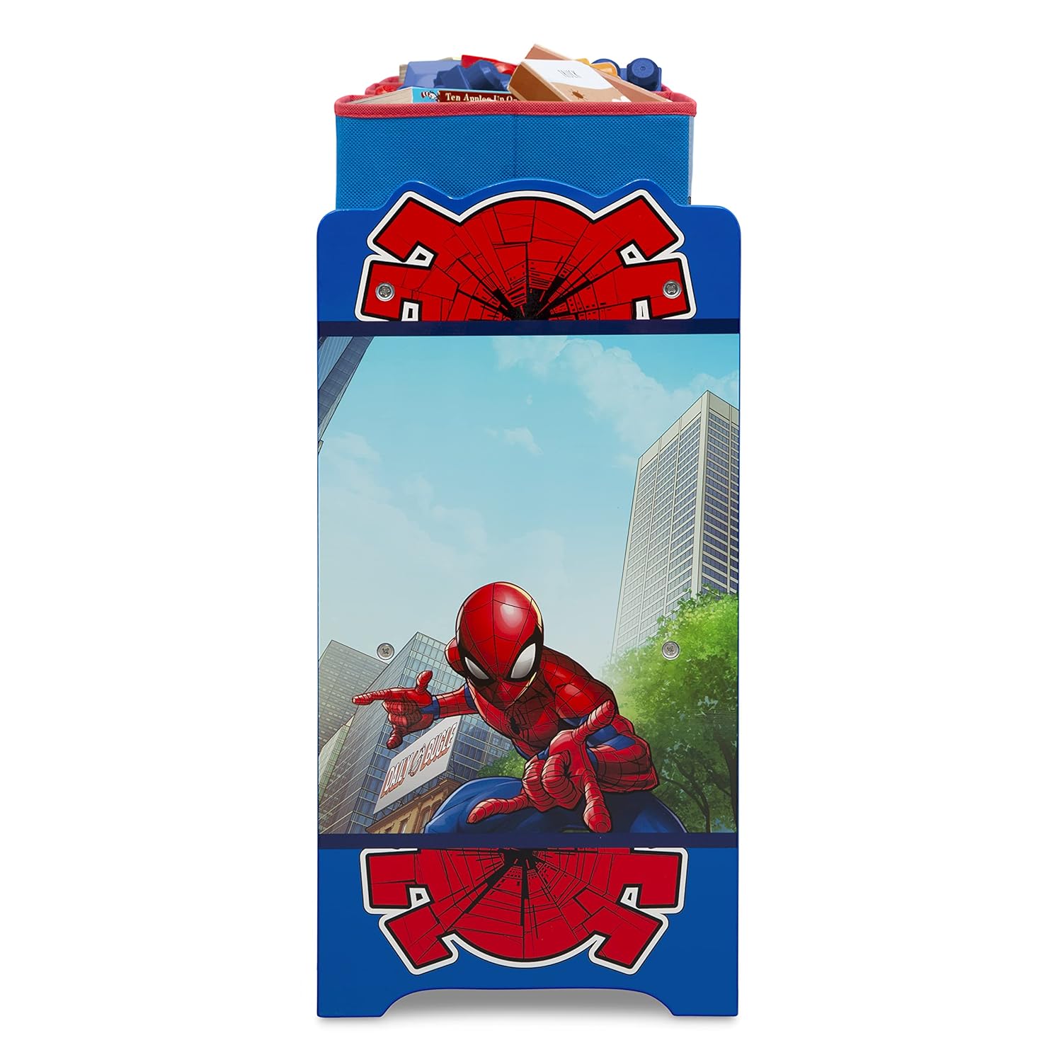 Marvel Spider-Man Deluxe 9 Bin Design and Store Toy Organizer by Delta Children, Greenguard Gold Certified - Image 3