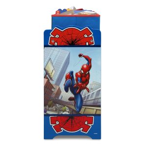 Alternative view of Marvel Spider-Man Deluxe 9 Bin Design and Store Toy Organizer by Delta Children, Greenguard Gold Certified