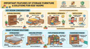 Storage Furniture Solutions for Kids Bedrooms