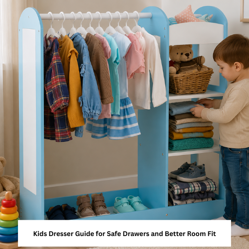 Kids Dresser Guide for Safe Drawers and Better Room Fit