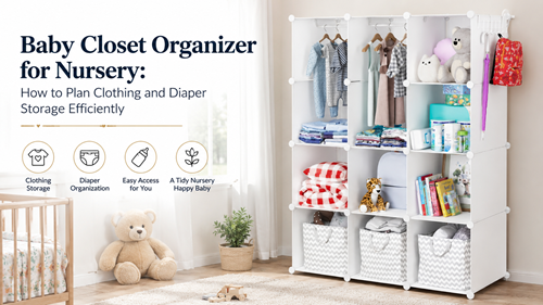Baby Closet Organizer for Nursery: How to Plan Clothing and Diaper Storage Efficiently