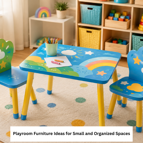 Playroom Furniture Ideas for Small and Organized Spaces