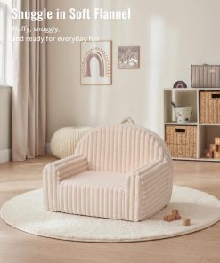 Alternative view of Blissful Diary Kids Chair, Soft Kids Armchair, Comfortable Kids Couch Sofa for Reading Playing, Kids Furniture for Boys and Girls Gift,Cream White