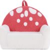 Costzon Kids Couch, Comfy Toddler Soft Sofa Chair with Fleece Fabric Cover, Kids Furniture for Playroom, Children Reading Armchair for Boys & Girls Gifts Aged 3+ - 1